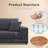  Wartow 108.5"W Corduroy Upholstered 5 - Piece Sectional, RAF, LAF, Symmetrical-1645896751