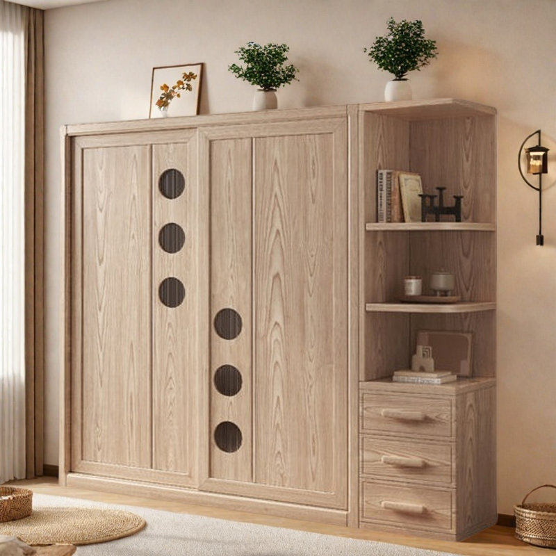Vintage Classic Wardrobe, 79.13" H x 65.43" W x 24.21" D