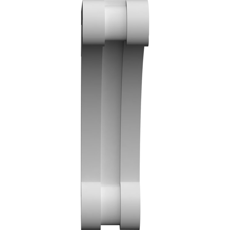 Corbeau en PVC de qualité architecturale Arch, H 7 po x l 4,5 po x P 1,875 po