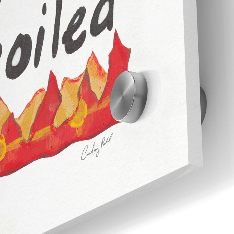 «Summer Grilling II» par Courtney Prahl, art mural en verre acrylique, H 36 po x l 24 po x P 0,2 po