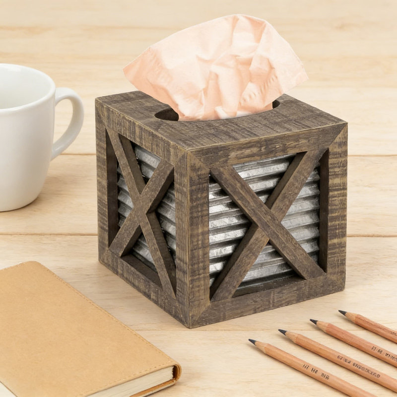 Couvercle de boîte à mouchoirs Barn