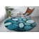 Thionville Abstract Shag Teal/Turquoise/Mint Area Rug