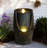 Wooden Barrel Style Outdoor Water Fountain With Lights Resin Rustic Garden Waterfall Decor For Patio Porch Yard-1726994609