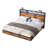 Tryston Floating Bed Frame With Led Lights, Industrial Platform Bed With Charging Station-1129837304-1129921070