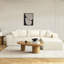 Canapé combiné sans rembourrage avec coussins 2 pièces sans assemblage Thaxted-268018564