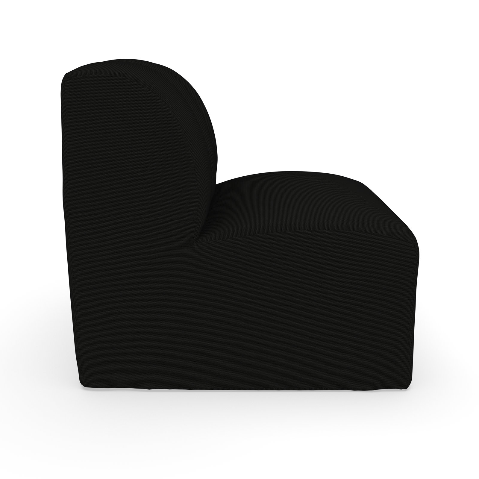 Praia Sunbrella® Patio Lounge Chair, Sunbrella® Canvas Black