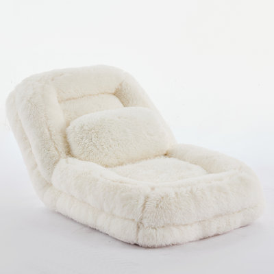 Human Dog Bed,Lazy Sofa,5-Position Adjustable Convertible,Floor Gaming Chair,bedroom, living room,Suitable for gaming, meditation,relaxation,Plush Fabric
