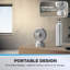 Daewoo 4 Portable Rechargeable Desk Fan Tiltable 3 Speed White