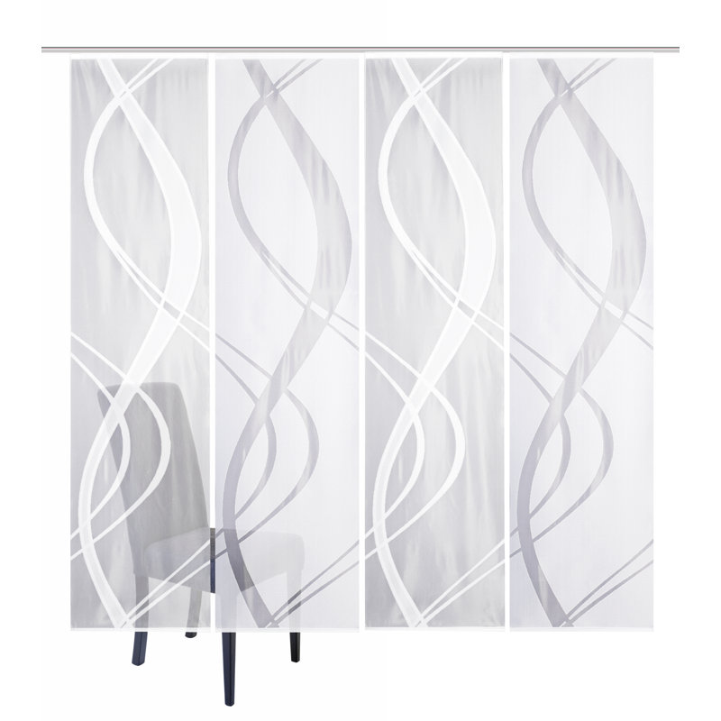 Mccrae Semi Sheer Curtain Panel Pair, Width 57 x Drop 225 cm