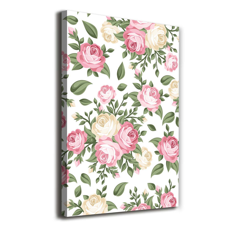 Roses - Wrapped Canvas Print