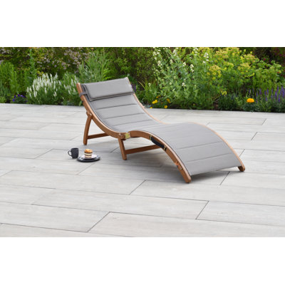 Brealyn 187cm Long Acacia Single Chaise