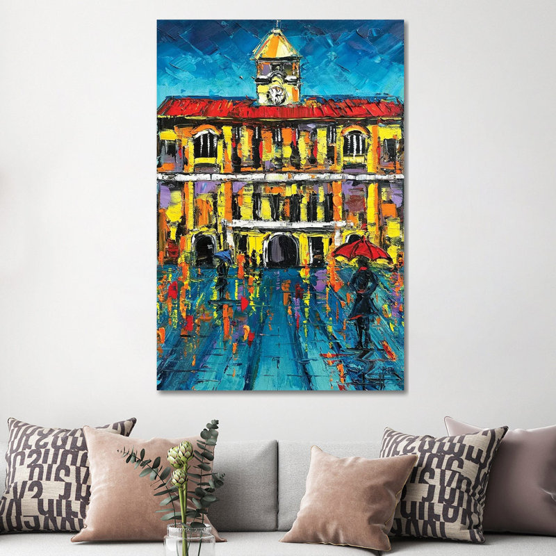 San Francisco Ferry Building by Lisa Elley - Gallery-Wrapped Canvas Giclée on Canvas, 66.04 cm H x 45.72 cm W, Wrapped Canvas