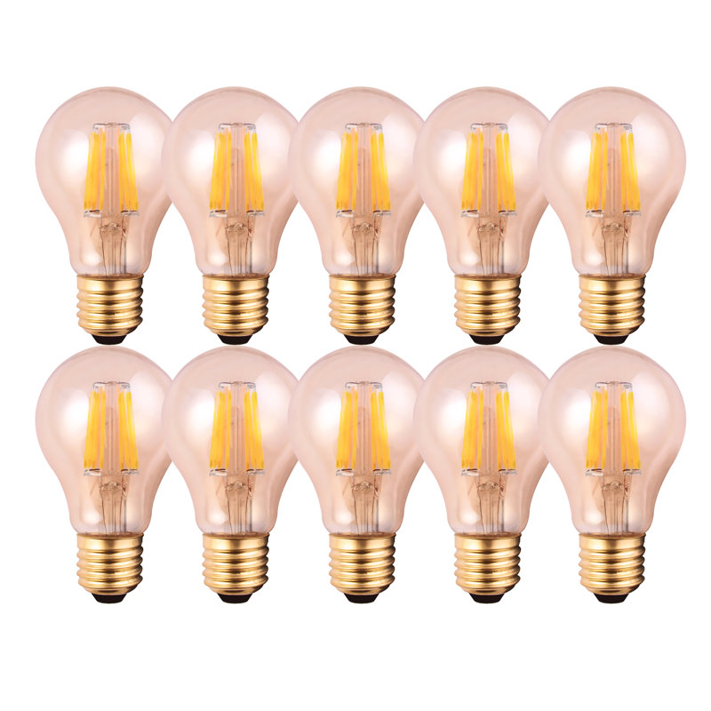 8W E27 Dimmable LED GLS Light Bulb Amber