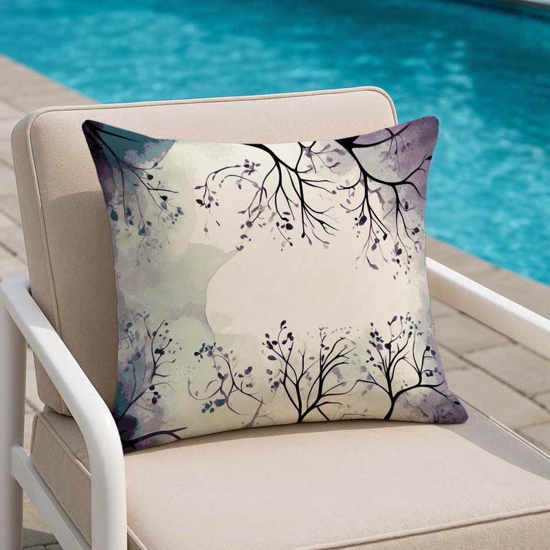 Enchanted Arbor Indoor And Outdoor Throw Pillow, Square 18"