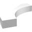 Attelle de genou en PVC de qualité architecturale 3 po x P 18 po x H 18 po Westlake-88498632