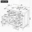 Meuble-lavabo 36 po avec lavabo en céramique-627584855