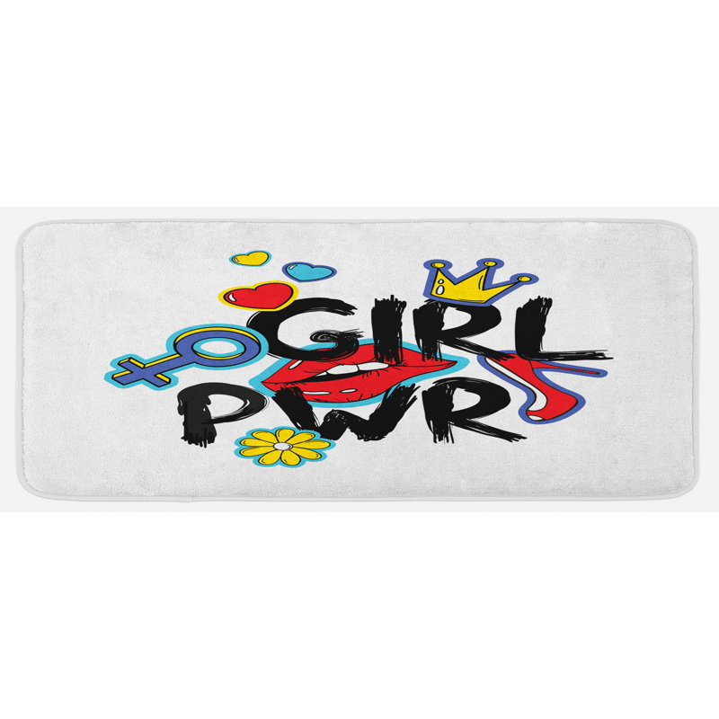 Tapis de cuisine Girl Slogan