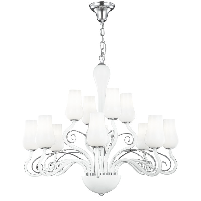 Pedro 12 - Light Shaded Chandelier