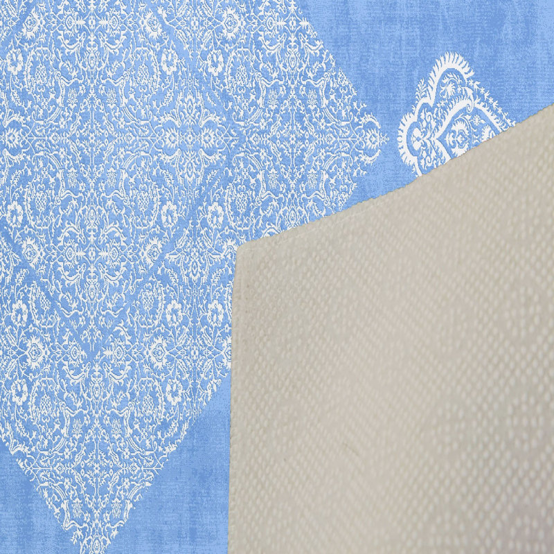 Stylish Hall Carpet 2.6 x 4.9 Feet, 100% Polyester with 8 mm Pile Height | Antibacterial, Non-Slip PVC Felt Dot Underside | Machine Washable, 3D Digital Printing | Perfect for Home Entryways & Living Spaces