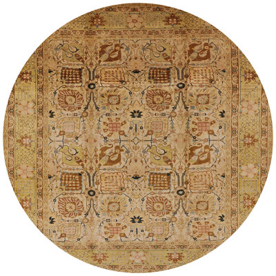 Tapis oriental jaune