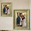 Cadre photo décoratif doré antique 1PC 8 "x 10" avec forme rectangulaire classique
