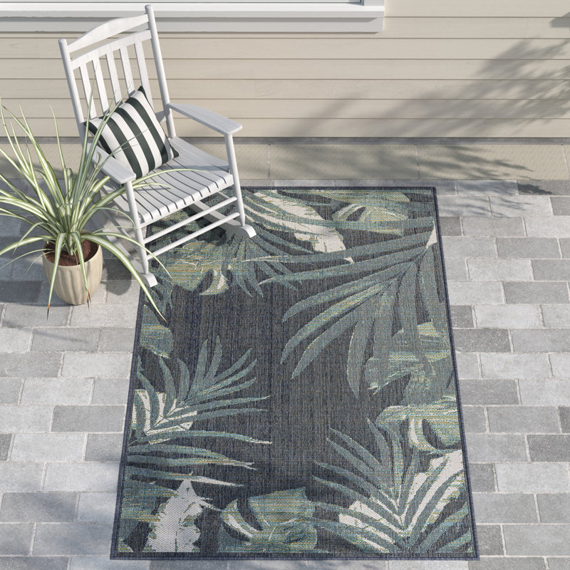 Tapis extérieur Monson Beachcrest Home ™ Bufadora Baja, Rectangle 7 pi 10 po x 10 pi