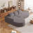 Modern Curved sofa ,Chenille Upholstered Boneless Sectional Sofa Couch Set,Modular 108.5" L Shaped Sectional Living Room Sofa Set With 3 Pillows,Free Combination Sofa Couch for Living Room,Bedroom-616325117-616325112