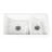 Cape Nantucket Sinks 60/40 Dualmount Fireclay Sink