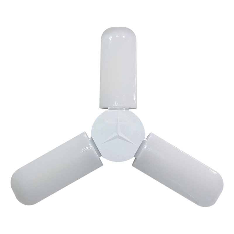 Ampoule trépied 220V DEL, trépied 45W, ampoule domestique, base à vis E27, trépied pliable pour garage