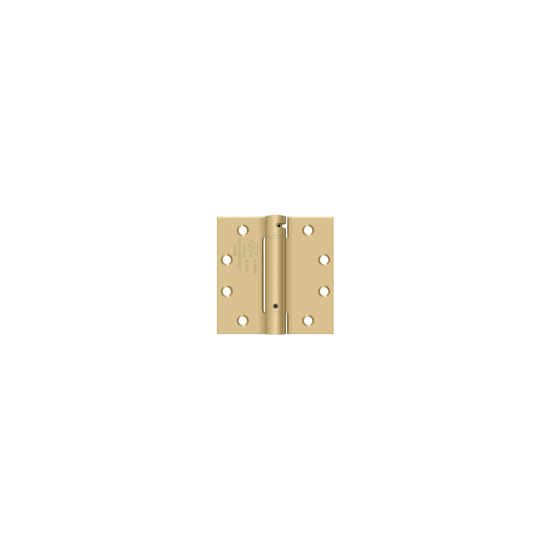 Steel Hinge, Brushed Brass