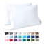 Taies d'oreiller Très grandes taies d'oreiller en microfibre brossée, housses de taies d'oreiller douces avec fermeture à enveloppe, infroissable, résistant à la décoloration et aux taches, 20 po x 36 po-121938743-121938745