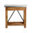 Crockett Industrial Rustic Solid Wood Frame Rectangular Console Media Table With Storage-724664891