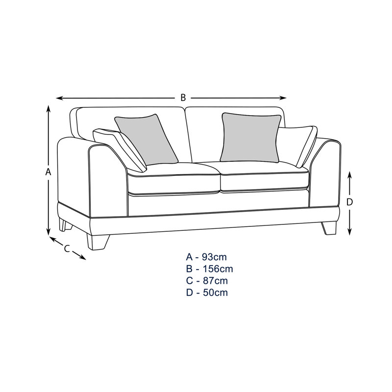 Mayeu 2 - Piece Living Room Set, Mist