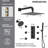 Thermostatic Dual Showerheads System, Wall Mount 12" High-Pressure Rainfall Shower Faucet with Handheld Spray and Body Jet-88065848