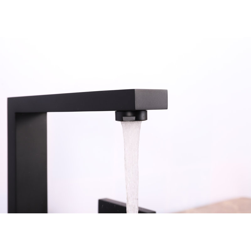 Widespread Bathroom Faucet, Black