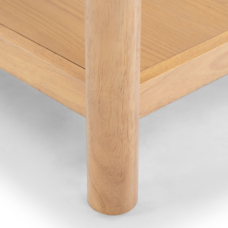 Jaylessa Wood 1 Drawer End Table, Natural