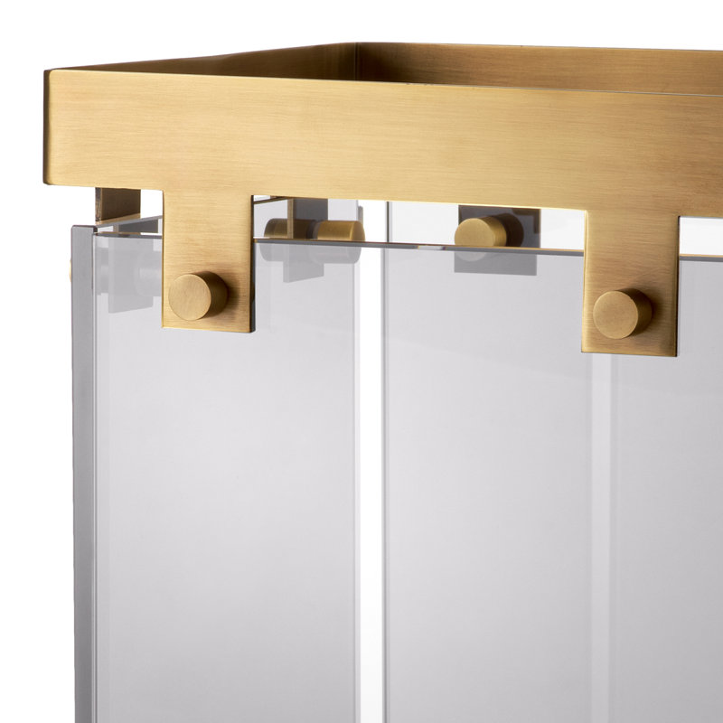 Heston Hurricane Candle Holder, 16.54" H x 9.25" W x 9.25" D