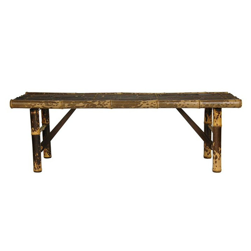 Truby Bamboo Bench, Dark Wood
