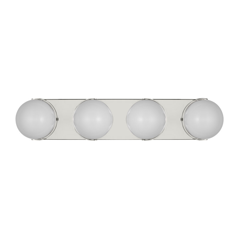 Syrie 4 - Light Dimmable LED Bath Bar, Polished Nickel