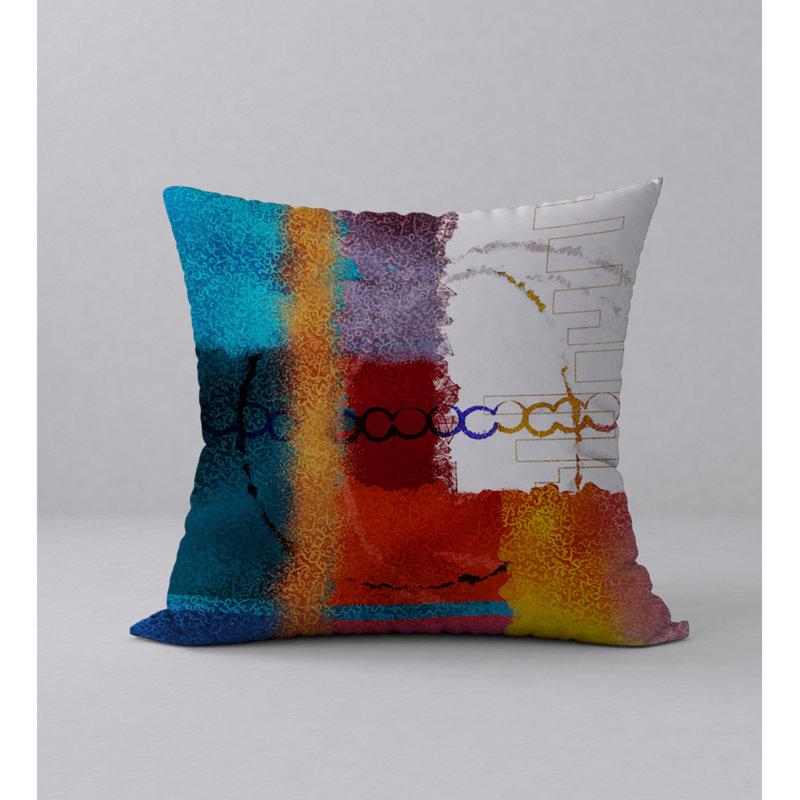 Housse d’oreiller carrée Nice Wealth, 18 po x 18 po