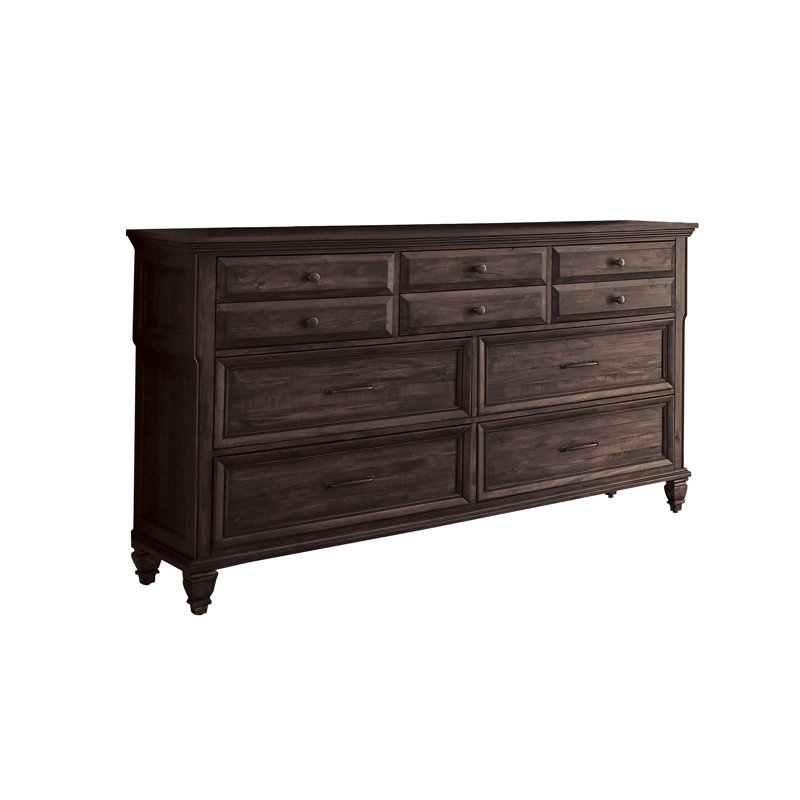 Ensemble de chambre à coucher 2 pièces avec commode Kionah, Très grand californien