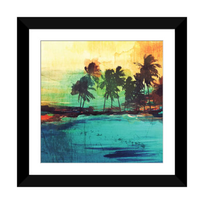 « palm island vi », impression sur toile tendue