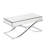 Skakke Glass Top Single Coffee Table