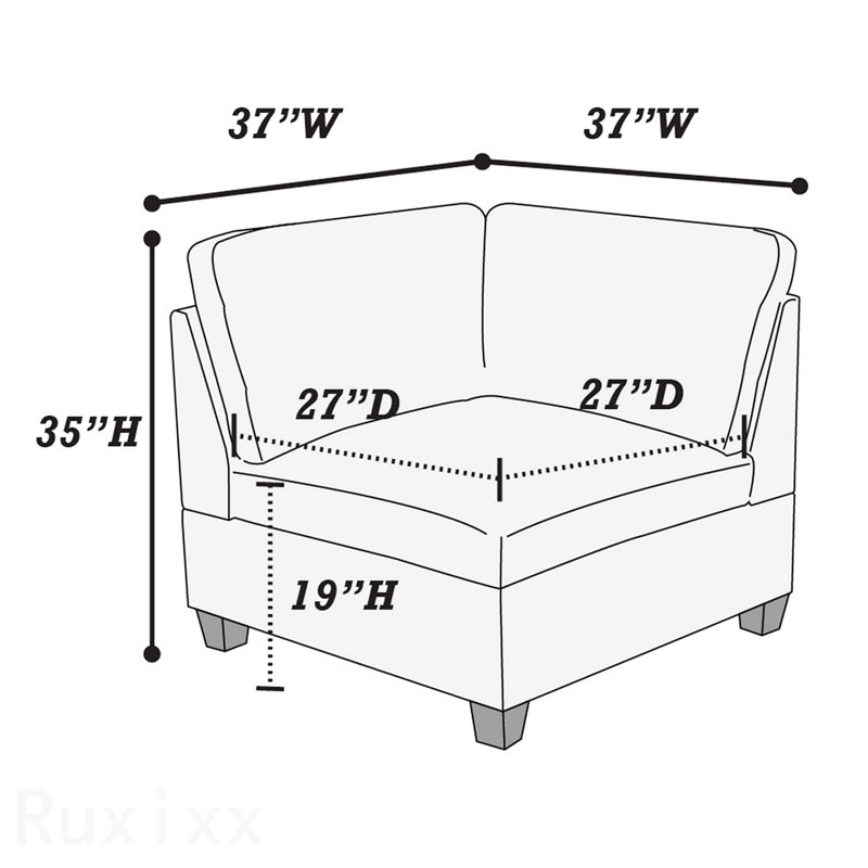 Ensemble modulaire - 2 pièces en gris, Gris chenille