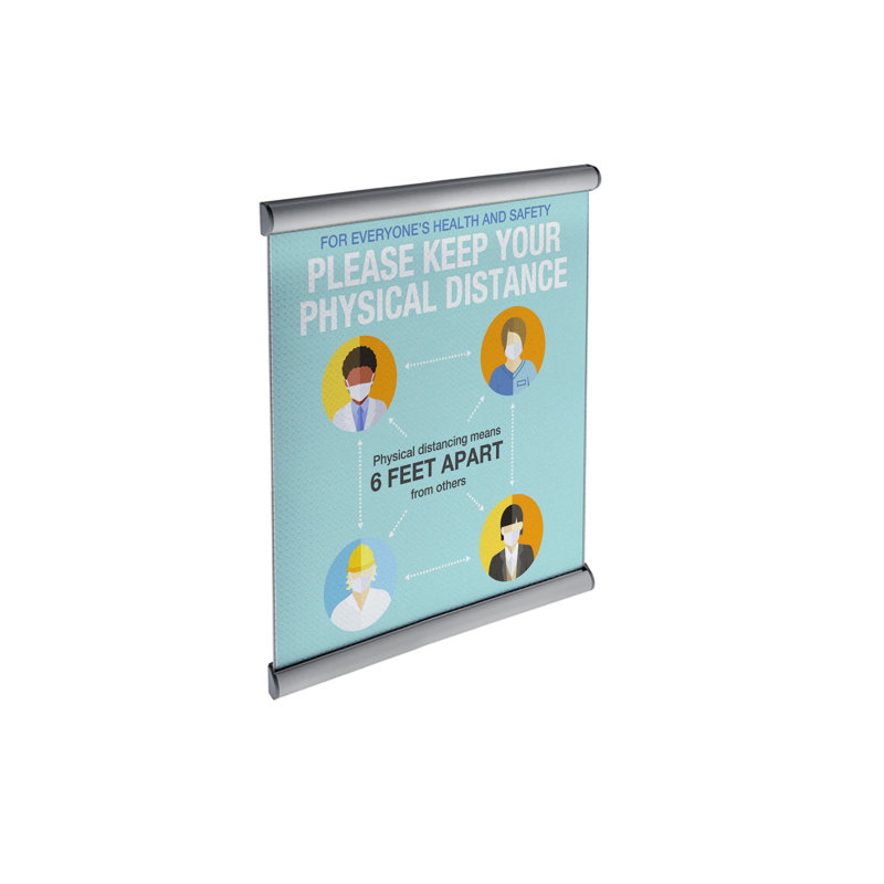 Clear Acrylic Portrait Wall Frame Holder, 11" x 7"