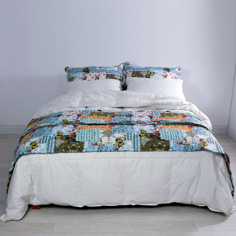 Swilley Polyester Patchwork Bedspread