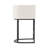 Upholstered Counter Stool with Metal Frame-1944829442