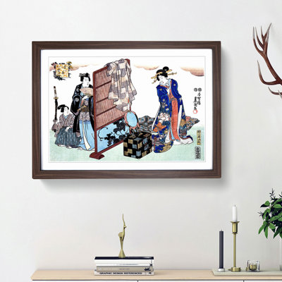 Dressing Room by Utagawa Kunisada - Picture Frame Painting Print