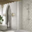 Istanbul Star with Cross 6 In. X 12 In. Porcelain Floor And Wall Tile Kit-887850149