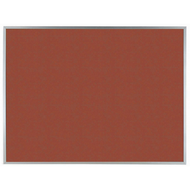Wall Cork Bulletin Board, 36" H x 48" W, Hot Salsa